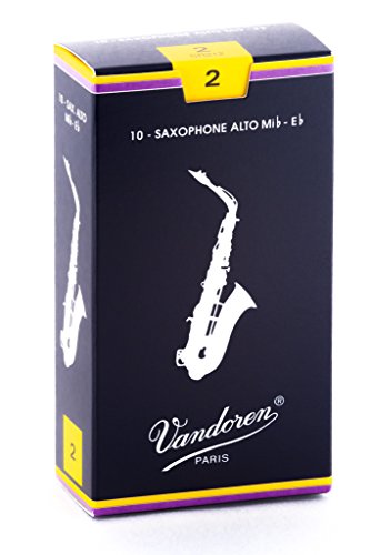 [SR212] Vandoren SR212-U Alto Saxophone Traditional Reed - Strength No.2