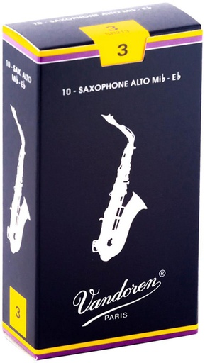 [SR213] Vandoren SR213-U Alto Saxophone Traditional Reed - Strength No.3