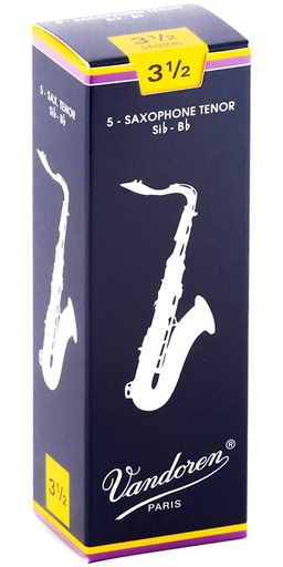 [SR 2235] Vandoren SR2235-U Tenor Saxophone Traditional Reeds - Strength No.3.5