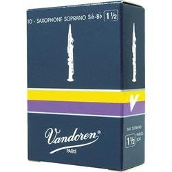 [SR2015] Vandoren Soprano Sax Traditional Reeds Strength #1.5; Box of 10