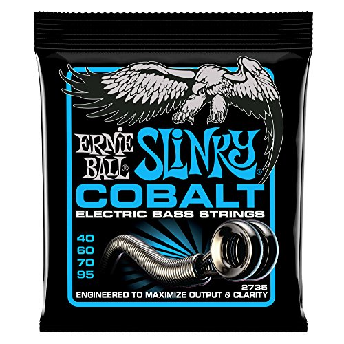 [2735] Ernie Ball Extra Slinky Cobalt Electric Bass Strings - 40-95 Gauge
