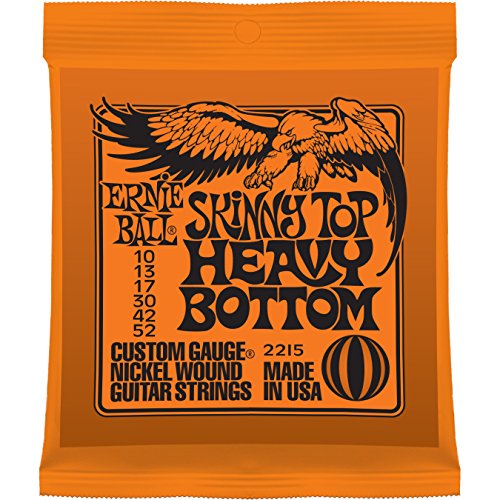 [2215] Ernie Ball 2215 Skinny Top Heavy Bottom Slinky Nickel Wound Electric Guitar Strings - .010-.052