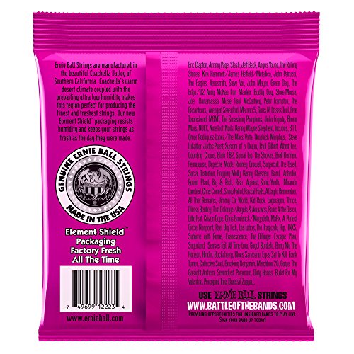 [2223] Ernie Ball Super Slinky Nickel Wound Electric Guitar Strings - 9-42 Gauge Single Pack Super (9-42)